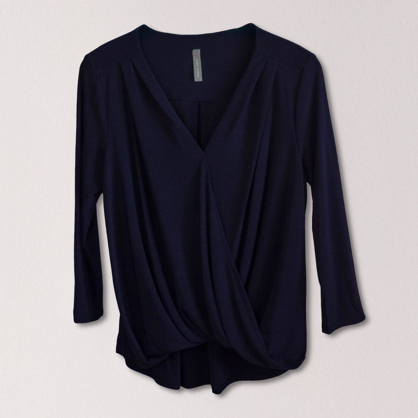 V Neck Drape Top