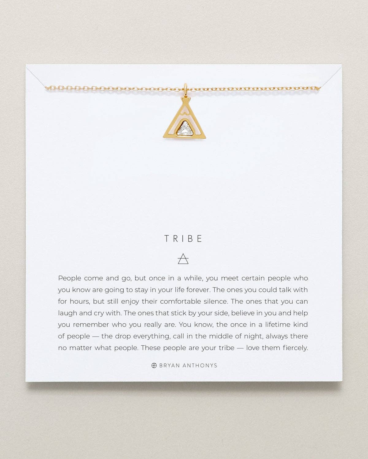 Tribe Friendship Necklace: 14k Gold