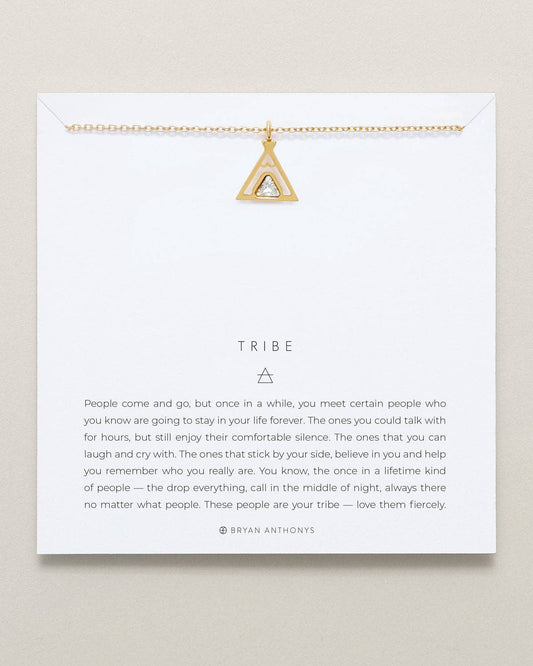 Tribe Friendship Necklace: 14k Gold