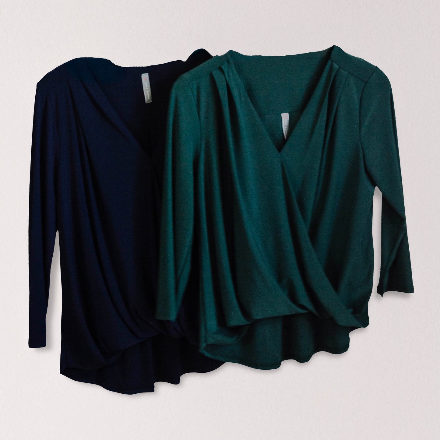 V Neck Drape Top
