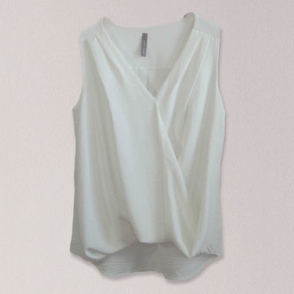 V Neck Drape Tank