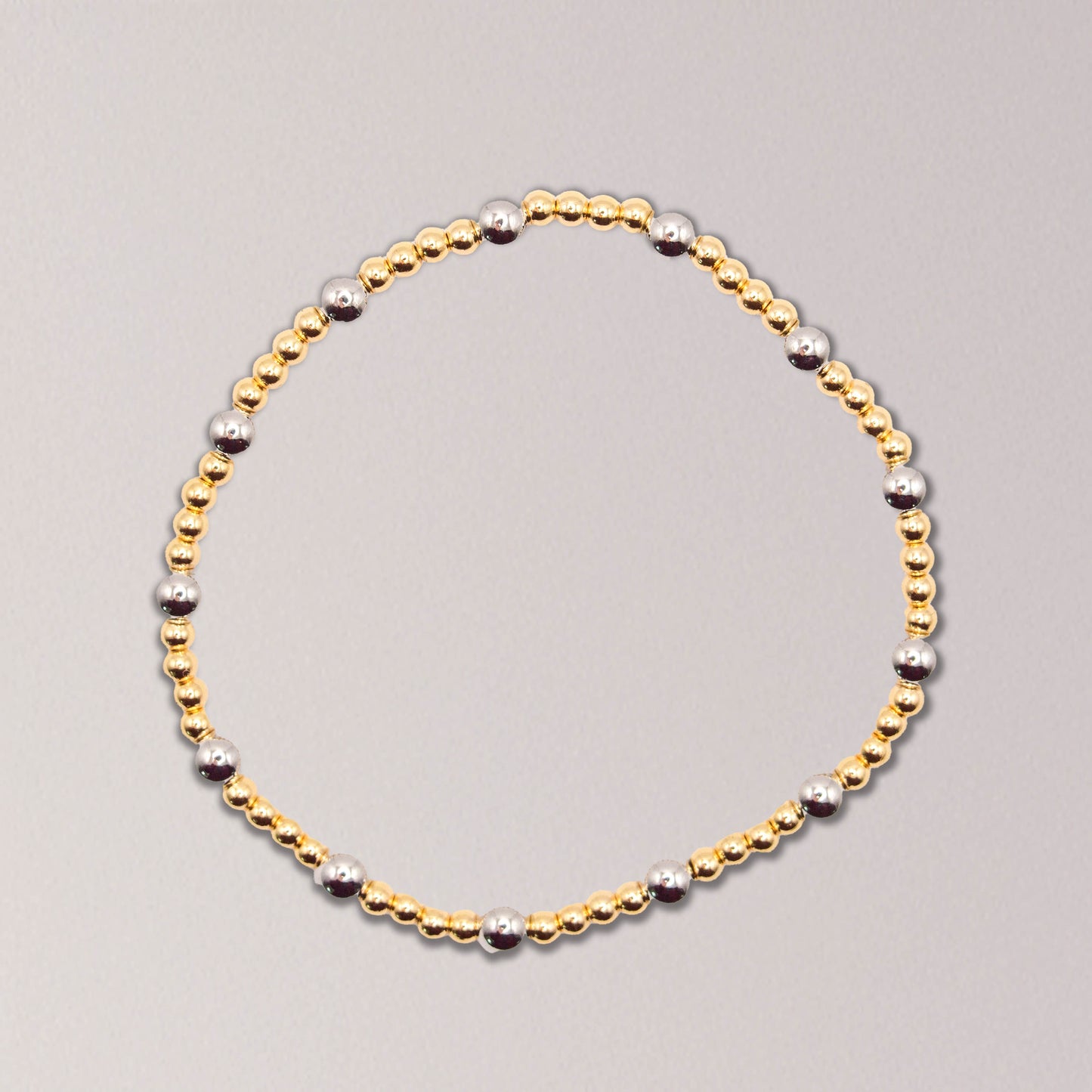Two-Tone Stretch Bracelet