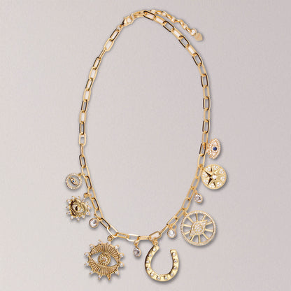 Luck and Protection Charm Necklace