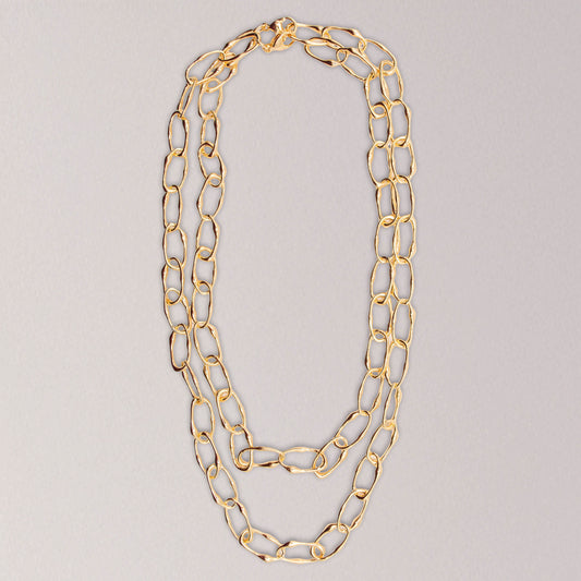 36" Oval Chain Charm Necklace